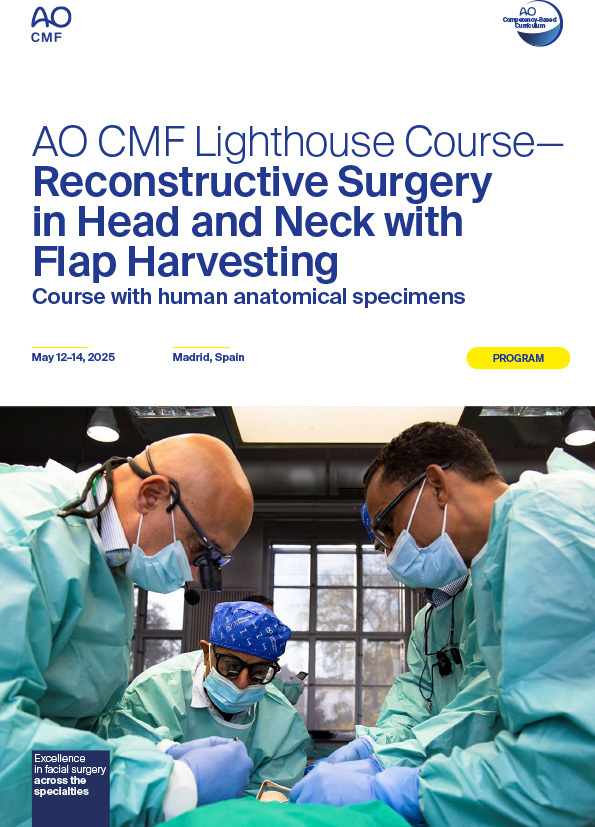 Cartel AO CMF Lighthouse Course— Reconstructive Surgery in Head and Neck with Flap Harvesting Course with human anatomical specimens