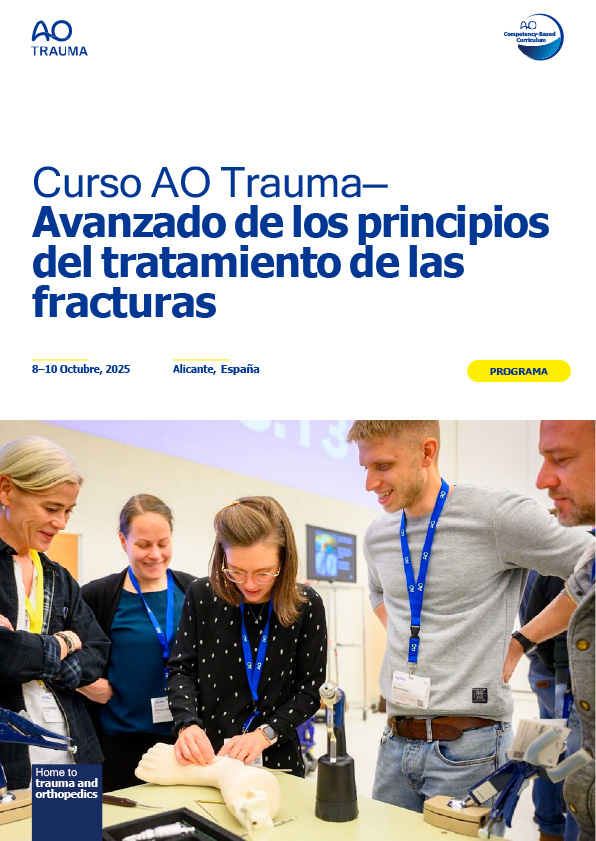 Cartel Curso AO Trauma— Avanzado de los principios del tratamiento de las fracturas