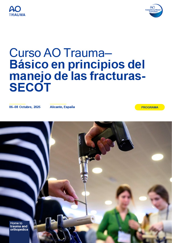 Cartel Curso AO Trauma— Manejo de las fracturas- Básico en principios del SECOT