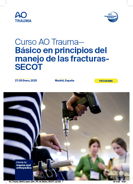 Cartel Curso AO Trauma— Básico en principios del manejo de las fracturas- SECOT
