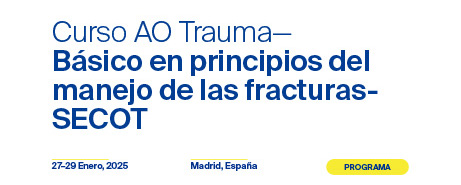 Banner Curso AO Trauma— Básico en principios del manejo de las fracturas- SECOT