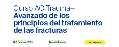 Banner Curso AO Trauma— Avanzado de los principios del tratamiento de las fracturas