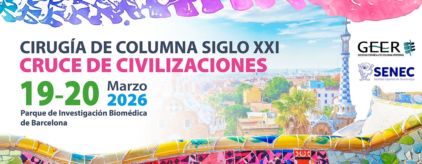 Banner Cirugía de columna Siglo XXI. Cruce de civilizaciones