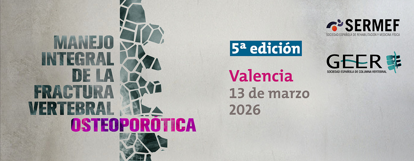 Banner V Curso conjunto SERMEF-GEER: Manejo Integral de la Fractura Vertebral Osteoporótica