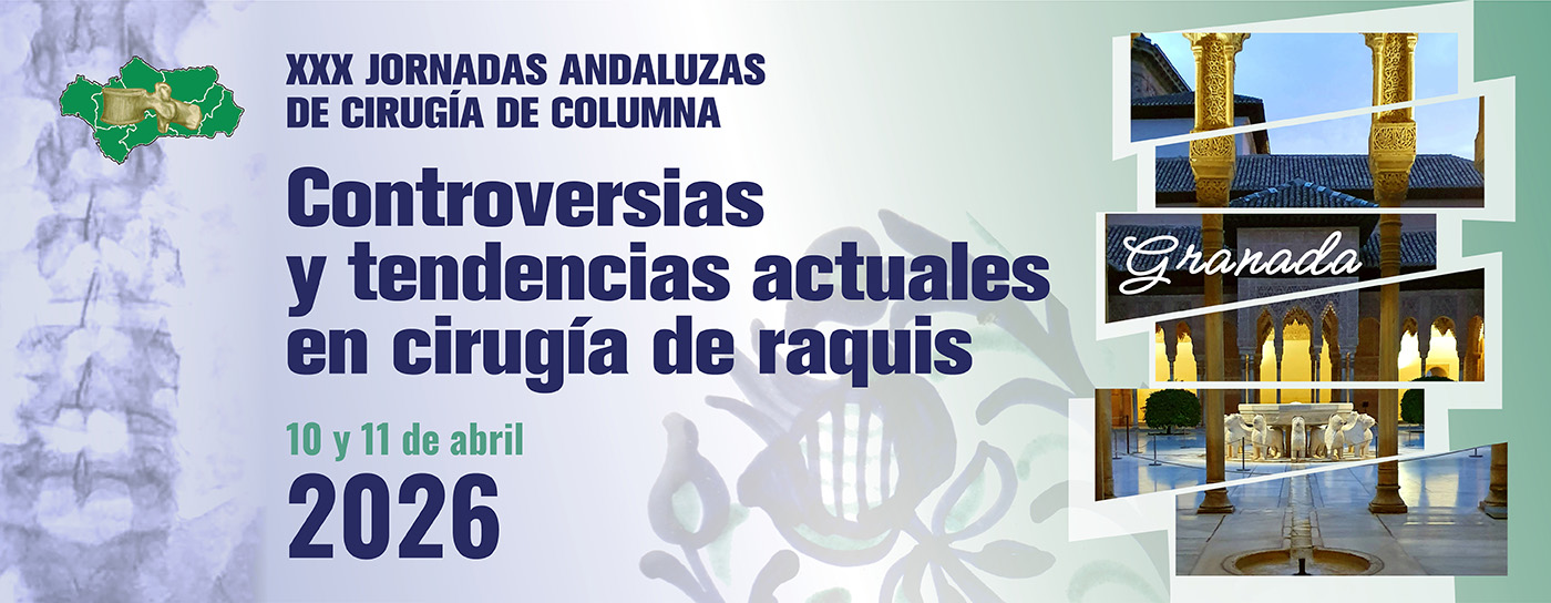 Banner XXX Jornadas Andaluzas de Cirugía de Columna