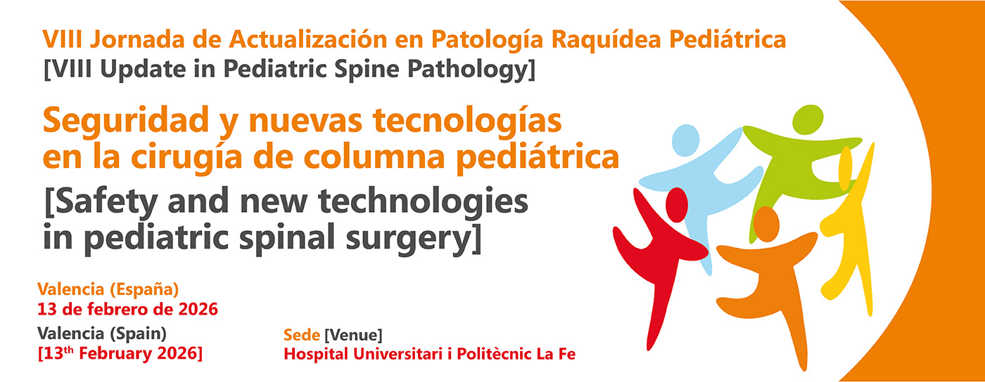 Banner VIII JORNADA DE ACTUALIZACIÓN EN PATOLOGÍA RAQUÍDEA PEDIÁTRICA