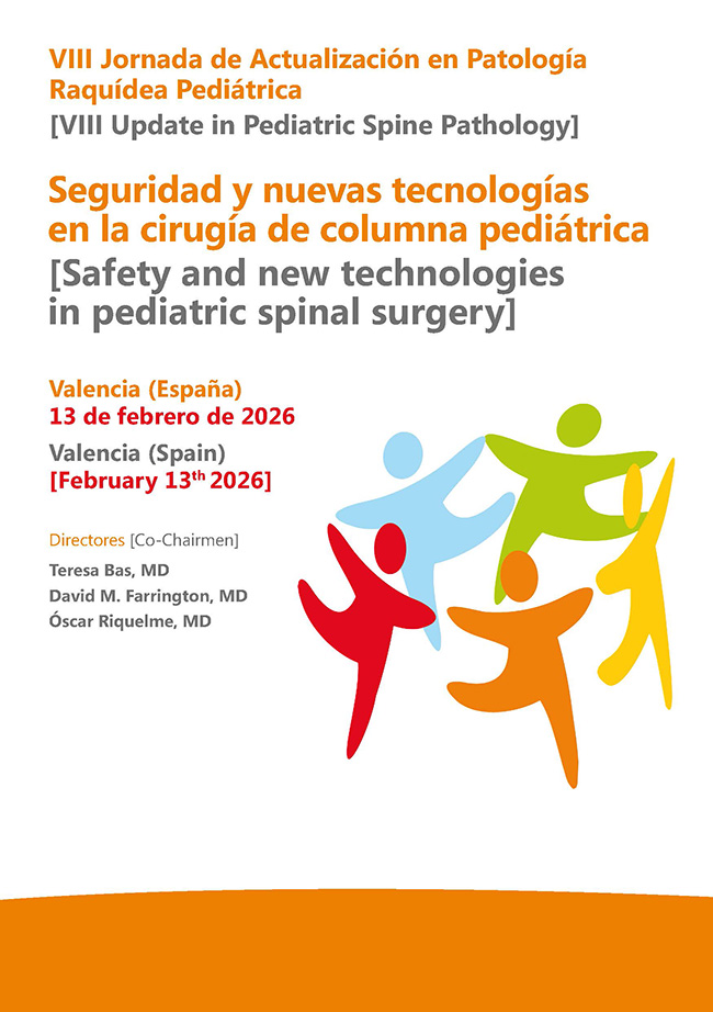Cartel VIII JORNADA DE ACTUALIZACIÓN EN PATOLOGÍA RAQUÍDEA PEDIÁTRICA